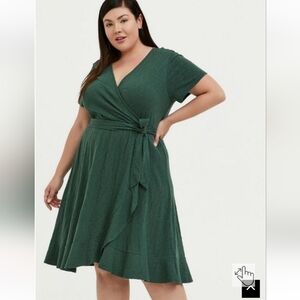 Mini Jersey Wrap Dress